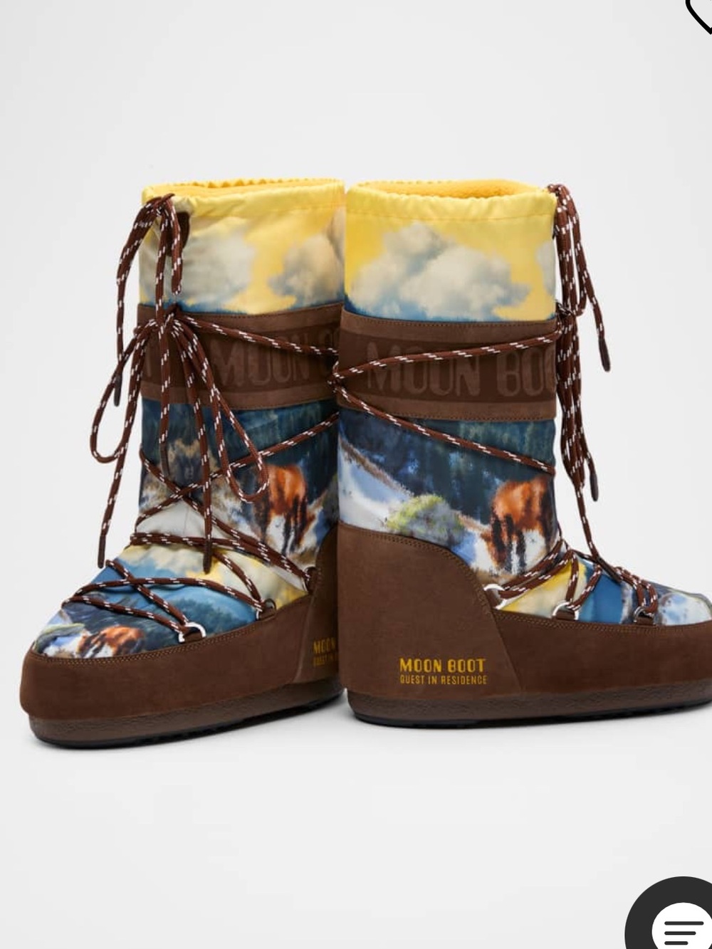 Moon boot knee high snow boots. US 5-7